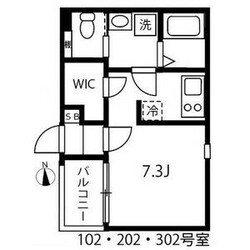 ハーモニーテラス波寄町Ⅱの物件間取画像